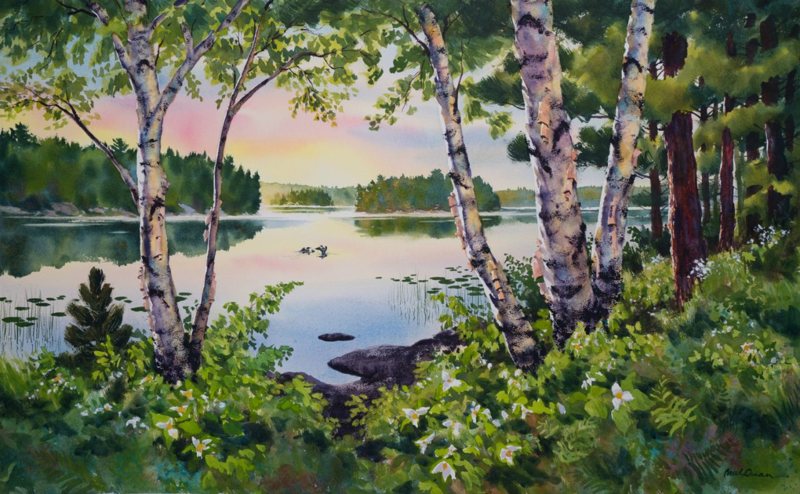Song Of The North – giclée print of the painting by Paul Oman
