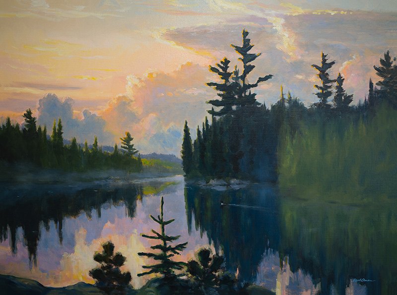 Wilderness Echoes – giclée print of the painting by Paul Oman