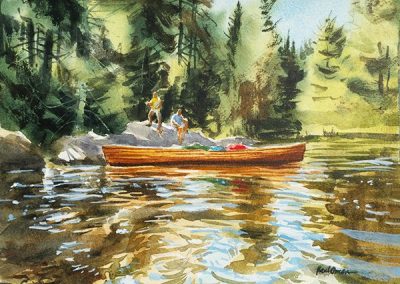 Cedar Strip Canoe
